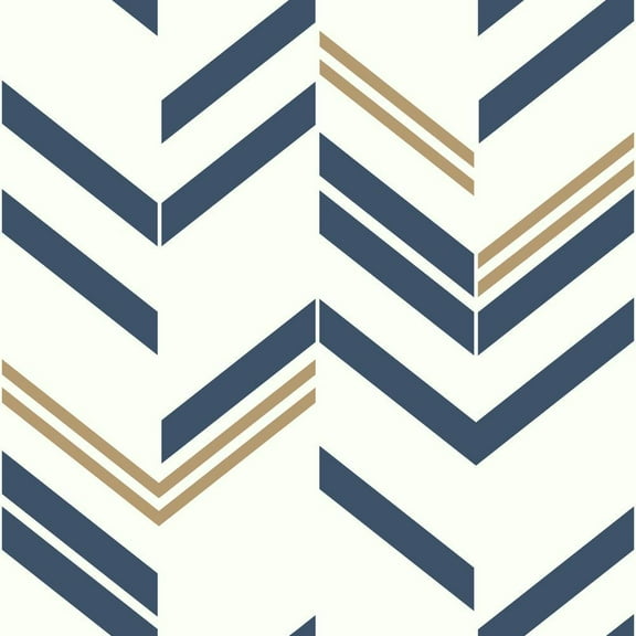 Chevron Stripe Peel and Stick Wallpaper