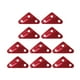 thumbnail image 1 of 10 piezas de tensores triangulares de aleación para tiendas de campaña, con cierre curvo. Rojo-l, 1 of 9