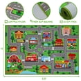 thumbnail image 2 of Kids Carpet Playmat Rug6.6'x5', Car Rug for Kids Cars, Non-Slip Town City Road Map Kids Rug for Playroom Bedroom Boys, Kids Car Mat Road Rug, Track Rug Car Play Rug for Kids, 2 of 5