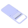 thumbnail image 2 of Étui de Téléphone Antichoc Anti-Rayures Pliable avec Sangle de Tirage Violette pour Galaxy Z Flip 4, 2 of 7