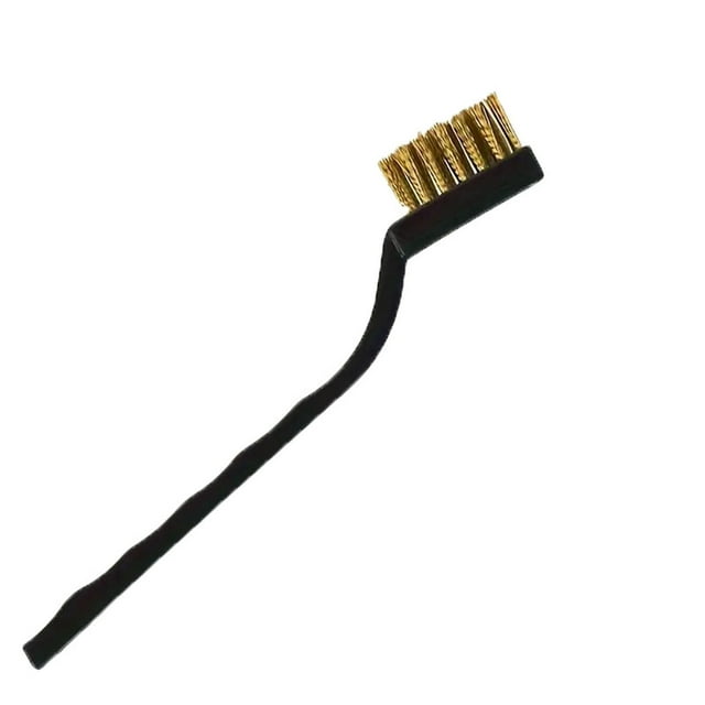 Mini Brush Set For Cleaning And Rust Removing 7 Inch Industrial Brushes Of Stainless Steel Nylon Brass Bristles