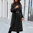 thumbnail image 2 of Vedolay Women's Winter Coats Fall Coat Cardigan Outerwear Jacket Black,L, 2 of 4
