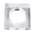 thumbnail image 1 of EeaseMX Servilleteros cuadrados de acrílico, decorativos, para bodas, banquetes, fiestas, cenas (transparentes), 1 of 7