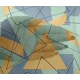 thumbnail image 4 of oneOone Tissu en Viscose Chiffon Rectangle & Triangle Imprimé Géométrique Tissu de Couture BTY 42 Pouces de Large, 4 of 4