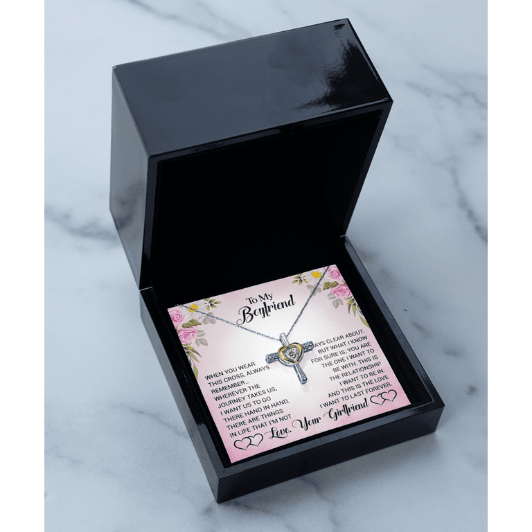 Boyfriend Necklace. Boyfriend Gift Box. Long Distance Relationship Gif –  Custom Cre8tive Designs