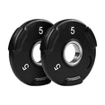 thumbnail image 3 of Nexo Fitness Urethane Grip 245 lb Weight Plates Set, 3 of 7