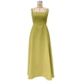 thumbnail image 5 of Women's Square Neck A-Line Maxi Dress Sleeveless Elegant Flowy Summer Graduation Dress, 5 of 8