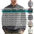 thumbnail image 3 of Awdenio Mens Shirts Quarter Zip Pullover Sweatshirts Mock Neck Casual Golf Shirts Long Sleeve Waffle Shirt Half Zip, 3 of 9