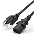 thumbnail image 1 of Chenchen [2-Pack] 3 Feet 18 AWG Universal Power Cord for NEMA 5-15P to IEC320C13 Cable, 0.915M / Black, 1 of 1