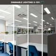 thumbnail image 6 of Luxrite 1x4 FT LED Flat Panel Light 30/35/40W 3 Color Options Backlit Drop Ceiling Lights 3750/4375/5000 Lumens 2 Pack, 6 of 7