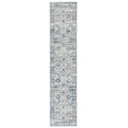 thumbnail image 2 of SAFAVIEH Brentwood Teale Oriental Runner Rug, Blue/Light Gray, 2' x 9', 2 of 11