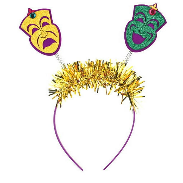 mardi gras headband walmart