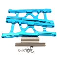 thumbnail image 2 of 1 par de brazos de suspensión de aleación de aluminio para mejorar las piezas del coche RC a escala 1/10. Azul claro, 2 of 9