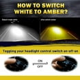 thumbnail image 3 of Lasfit H7 LED Headlight Bulbs, Switchback Brightness High Low Beam, 60W 6000LM 2 Modes, 3 of 10