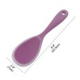 thumbnail image 6 of 8.9" Silicone Soup Ladle Spoon Wood Hand Restaurant Kitchen Scoop Utensil Cooking Supplies Red, 6 of 7