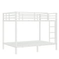 thumbnail image 4 of Jopath Full over Full Bunk Bed for Teens and Adults,Heavy-Duty Metal Bed Frame with Full-Length Guardrails,Space-Saving/Noise Reduced/No Box Spring Needed,Off White, 4 of 11