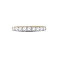 thumbnail image 2 of FB Jewels 14kt Yellow Gold Womens Round Diamond Single Row Band Ring 1/2 Cttw, 2 of 4