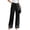 Black, variant on Womens Mid Rise Wide Leg Jeans Boyfriend Casual Denim Pants with Pockets