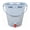 White1, variant on Feed Bucket, 8L Large Capacity Livestock Milk Goat Feeder with Nipple, Green Sheep Feeder & Baby Bottle Bucket for Calves, Lambs, and Kids, 5 Mouth