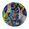 thumbnail image 4 of Orinice Rabbits Plants Sky Round Table Cover Stain Resistant Washable Indoor Outdoor Tablecloth Kitchen Dining Wedding Parties Outdoor Fitted 100% Polyester Fiber 46-50, 4 of 8