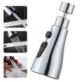 thumbnail image 1 of 1、1.【Alta calidad】Hecho de latón de alta calidad + material ABS, el grifo de cocina se puede girar universalmente para ajustar la salida de agua multifunción, conexión rápida, operación de presió, 1 of 10