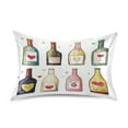 thumbnail image 7 of Yayeee Pillowcase Queen Size Set of 2 Satin Wrinkle Resistant Pillow Case, Happy Face Bottles, 7 of 7