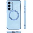 thumbnail image 4 of for Samsung Galaxy S23 Plus 5G Case [Support Magsafe] Magnetic Plating Luxury Elegant Case Camera Protector Soft Shockproof Protective Corner Back Cover Galaxy S23 Plus Case for Women -Blue, 4 of 11