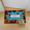 thumbnail image 4 of Dreamtimes Doormat Welcome Sign with Colorful Fall Leaves Lightweight Non Slip Indoor Outdoor Entryway Rugs Floor Mat for Bathroom Kitchen Entrance 31x20in, 4 of 6