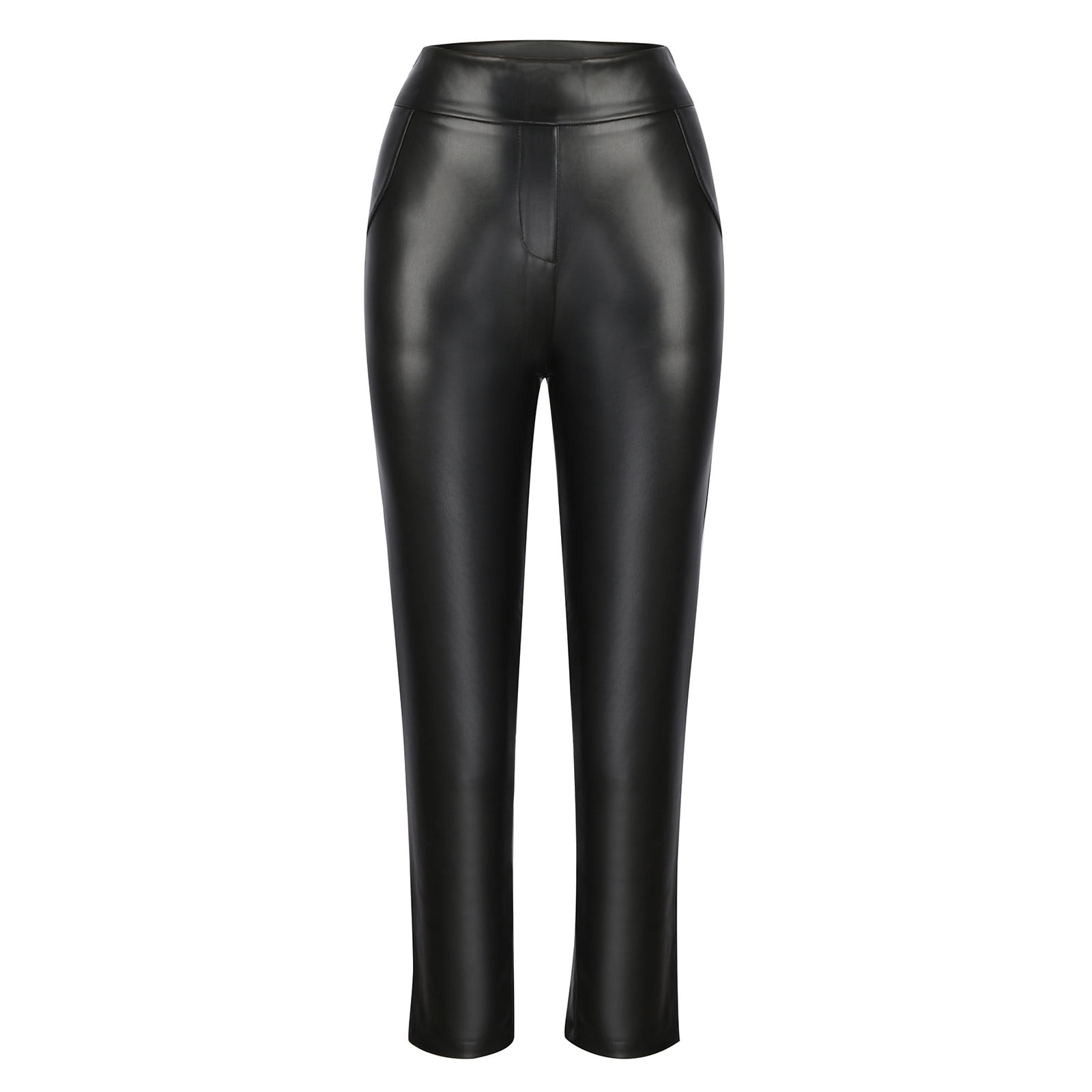 Buy Women Black Regular Fit Solid Casual Trousers Online - 739089