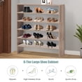 thumbnail image 6 of Giantex 3-in-1 Shoe Rack, 5-Tier Shoe Organizer, Wood Storage Shelf for Shoes, Multi-Shape Shoes Shelves Ideal for Entryway Hallway Bathroom Living Room (Natural, 3 Pcs (31" Lx12 Wx12 H)), 6 of 8