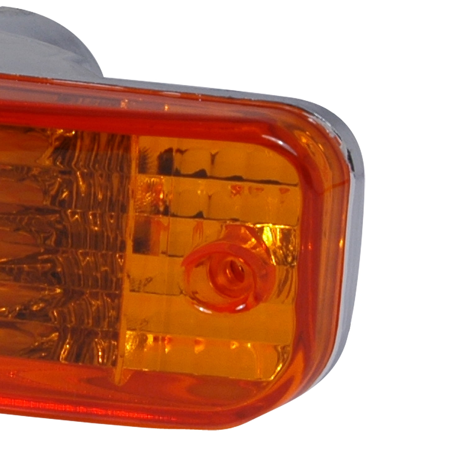 ANZO 1998-2001 Acura Integra Euro Parking Lights Chrome W/ Amber - View #5