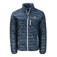thumbnail image 2 of Men's Cutter & Buck  Navy Milwaukee Brewers Rainier PrimaLoft- Eco Insulated Full-Zip Printed Puffer Jacket, 2 of 3