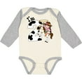 thumbnail image 3 of Inktastic I'm Two-cowgirl riding horse birthday Girls Long Sleeve Baby Bodysuit, 3 of 5