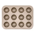 thumbnail image 2 of Molde Para Hornear De 12 Cavidades, En Forma De Concha, Fácil Liberación, Bandeja Multifuncional Para Cupcakes, Acero Al Carbono Para Galletas, Pasteles, Chocolate, Fiestas, 2 of 7