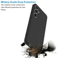 thumbnail image 5 of For Samsung Galaxy S25 Plus Case Silicone Cover, Tekcoo Shockproof Rugged Soft Gel Rubber Ultra Slim Protective Cover Anti-Scratch Microfiber Lining Cute Phone Case for Galaxy S25 Plus - Black, 5 of 10