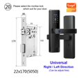 thumbnail image 2 of Smart Door Lock Tuya APP Fingerprint Digit Intelligence Electric 5 Unlock Method Support 8 Language Voice, 2 of 4