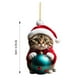 thumbnail image 3 of 2 Colgantes Navideños de Gatos, Acrílicos 2D, para Árbol de Navidad, Divertidos Adornos Navideños de Gatos, Colgantes Navideños, Joyas para Árbol de Navidad., 3 of 3