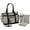Gray, variant on Kalencom L.A. Diaper Bag in Medallion Gray