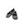 Nufoot Betsy Lou Indoor Womens Shoes Slipper, Black with White Hounds Tooth, X-Large 2 Count