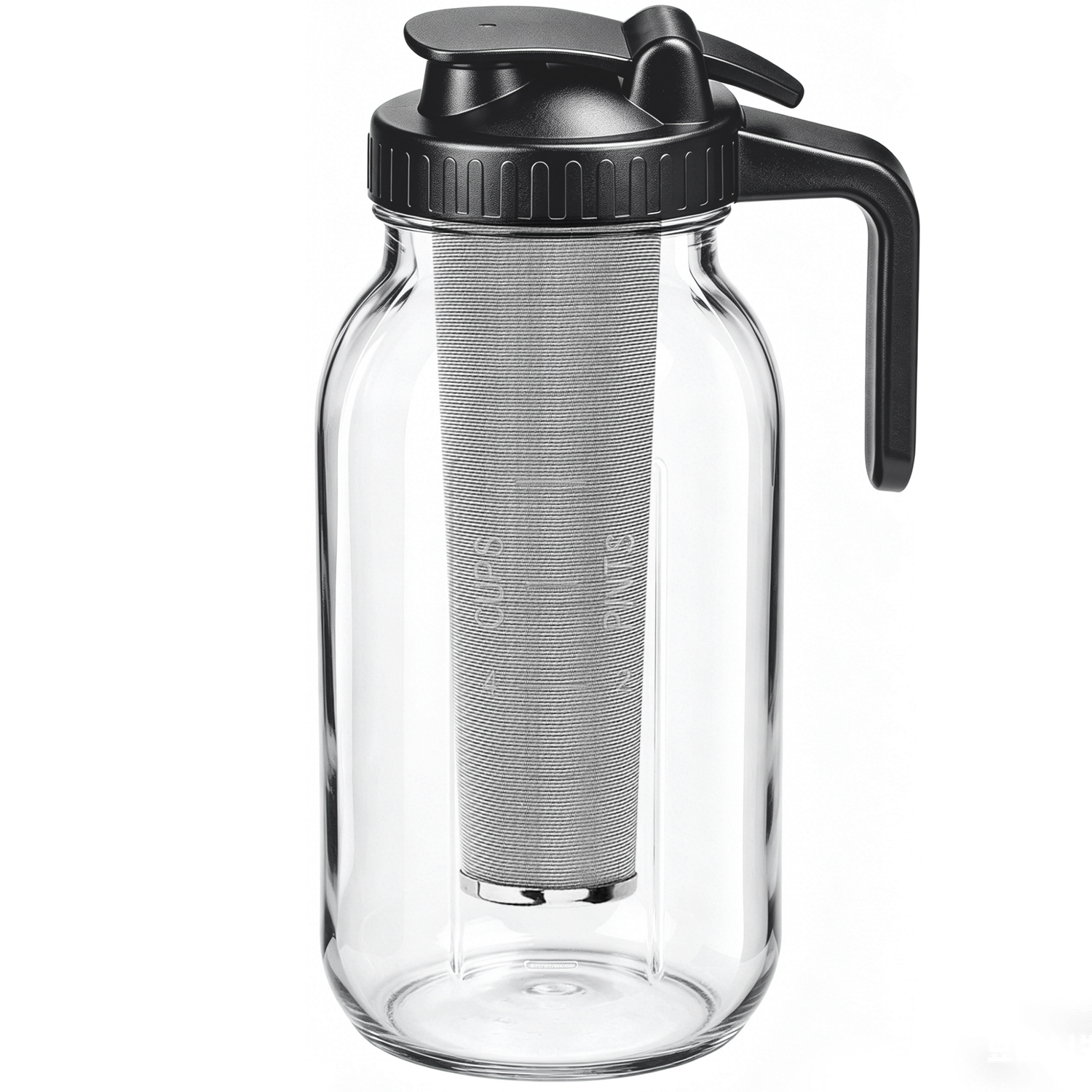TINANA 64oz Cold Brew Coffee Maker with Stainless Steel Filter photo 3