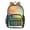 Color Gradient Blur, variant on Clear Backpack 12L Large Capacity Transparent Waterproof Yellow Gingham Pattern
