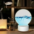 thumbnail image 6 of Daiia Crystal Clear Water Splash Pattern Acrylic Night Light, LED Touch Light, Bedroom Night Light, Soft Glowing Lamp Perfect Gift for Mother's Day, Birthday, or Christmas, 6 of 9