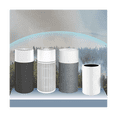 thumbnail image 3 of For Blue Pure 411 Series SmokeBlock Replacement Filter, Fits Blue Pure 411 Auto, 411 and 411+ 2Pc,2 x Air filter,White, 3 of 8