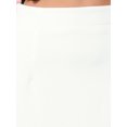 thumbnail image 5 of INSPIRE CHIC Women's Ruffle Fishtail Skirt High Waist Bodycon Elegant Cocktail Skirts XL White, 5 of 6