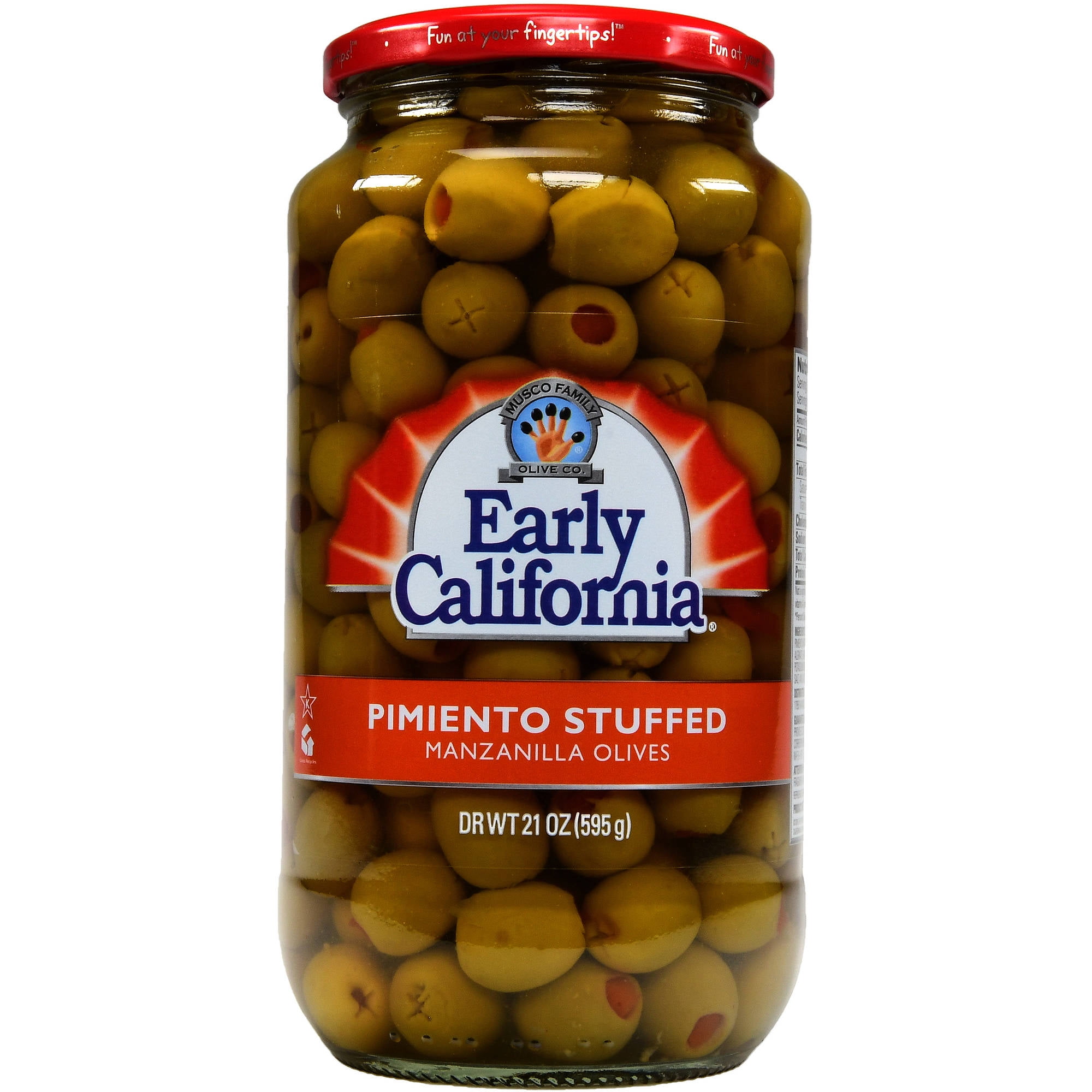 Early California Manzanilla Pimiento Stuffed Olives, 21 oz by Generic