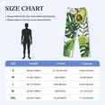 thumbnail image 6 of Kdxio Watercolor Green Tropical Print Men's Sleep Pajama Pant Lounge Pants with Pockets, 6 of 8