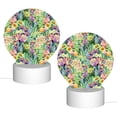 thumbnail image 2 of Salouo Blooming Cactus for Round Acrylic Night Light - Acrylic Sheets with LED Light Lamp Base - Decorative Night Lamp for Restaurant Bar Cafe Shop Room Decoration, 2 of 9