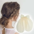 thumbnail image 2 of Unique Bargains 1 Pc Cute Bow Ribbon Hair Clips Light Yellow, 2 of 5