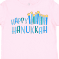 thumbnail image 4 of Inktastic Happy Hanukkah with Candles Boys or Girls Toddler T-Shirt, 4 of 5