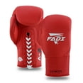 thumbnail image 5 of Fadi Sports A2 Lace-Up Boxing Gloves, for Training & Sparring, Matte Cowhide Leather, Red - 16 oz, 5 of 14
